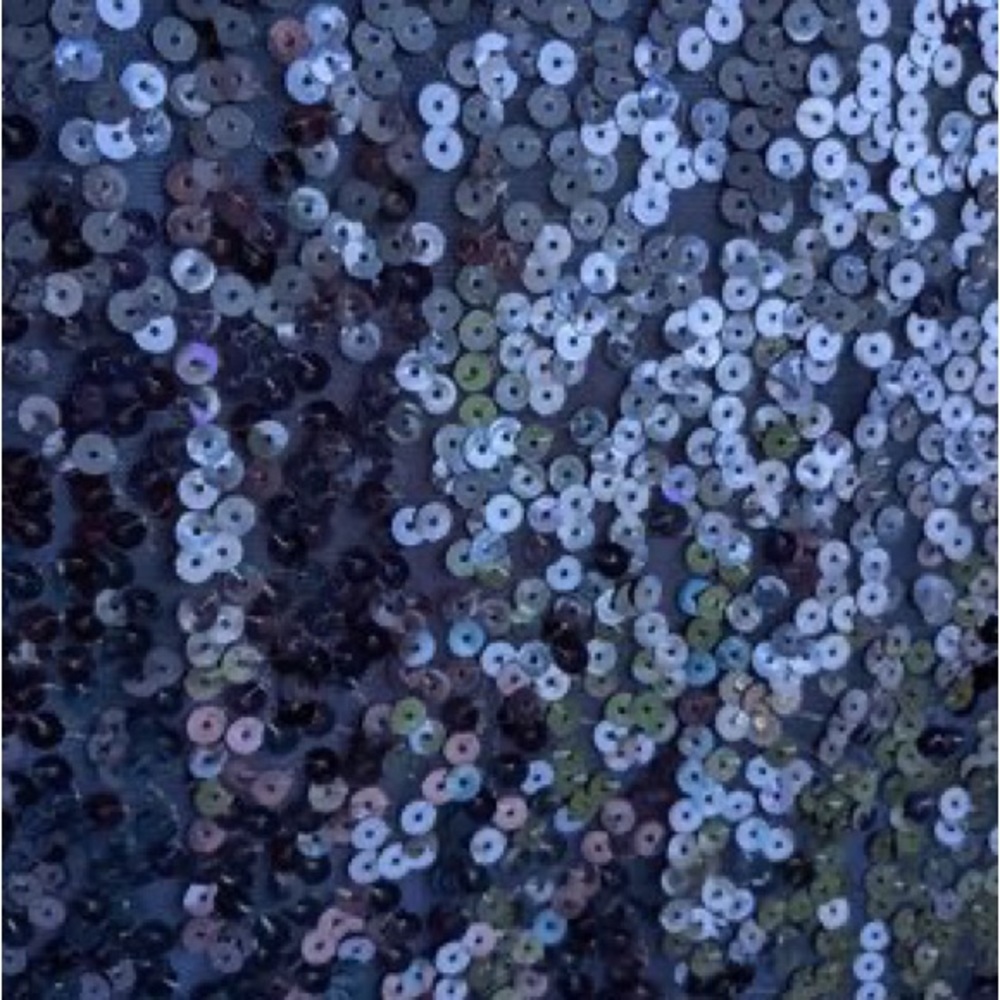 Navy Blue Sequin Shell Or Tank Top.